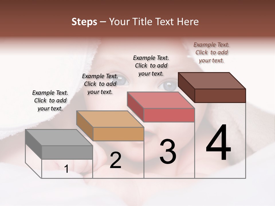 Joyful Infant Laughing PowerPoint Template