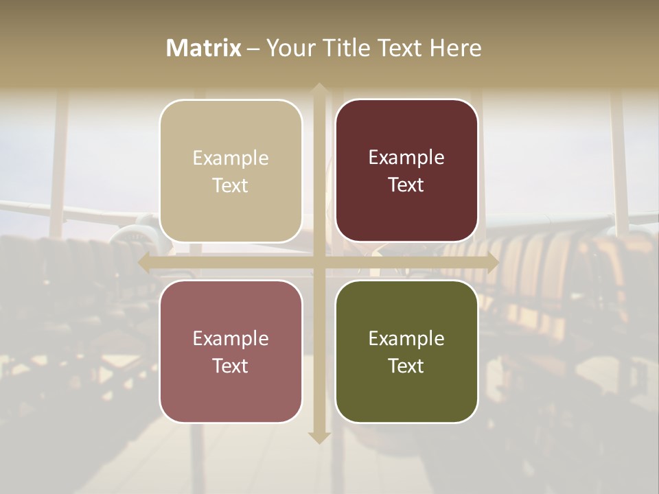 Bag Holiday Window PowerPoint Template