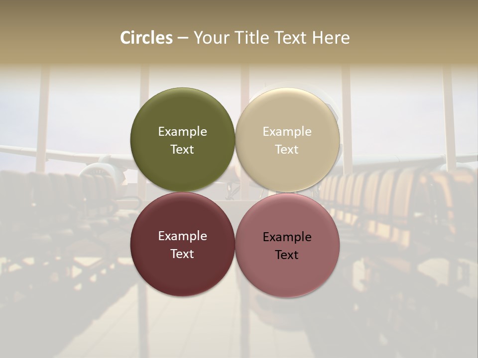 Bag Holiday Window PowerPoint Template