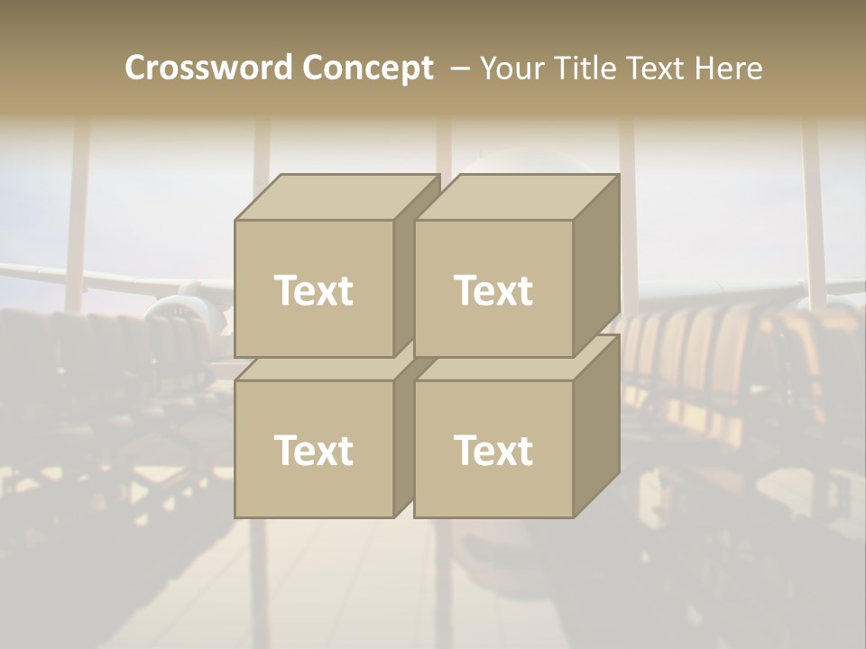 Bag Holiday Window PowerPoint Template