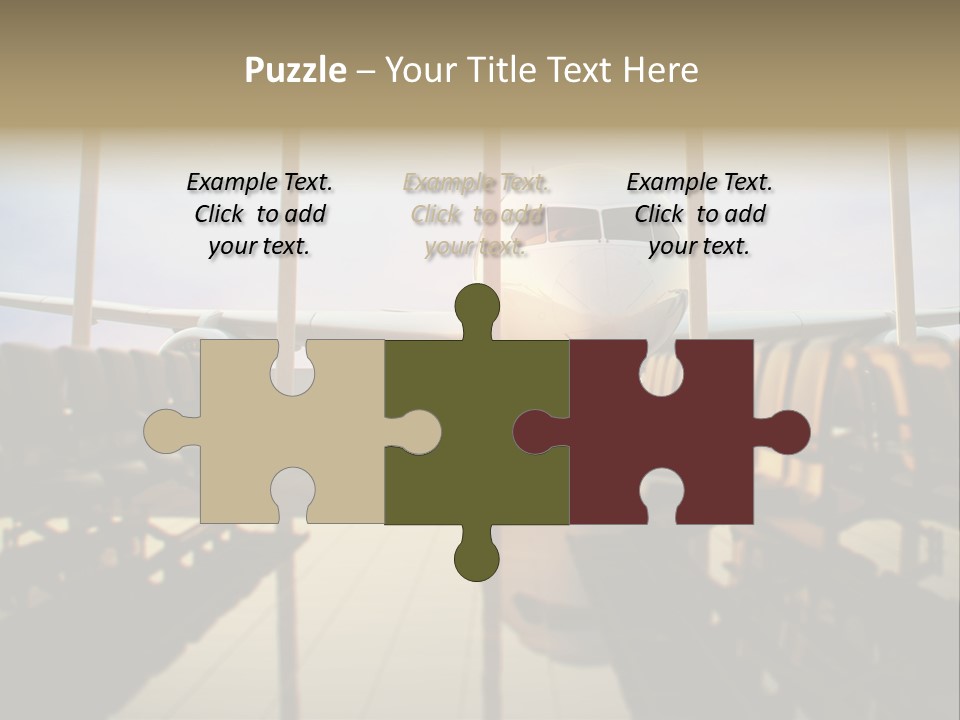 Bag Holiday Window PowerPoint Template