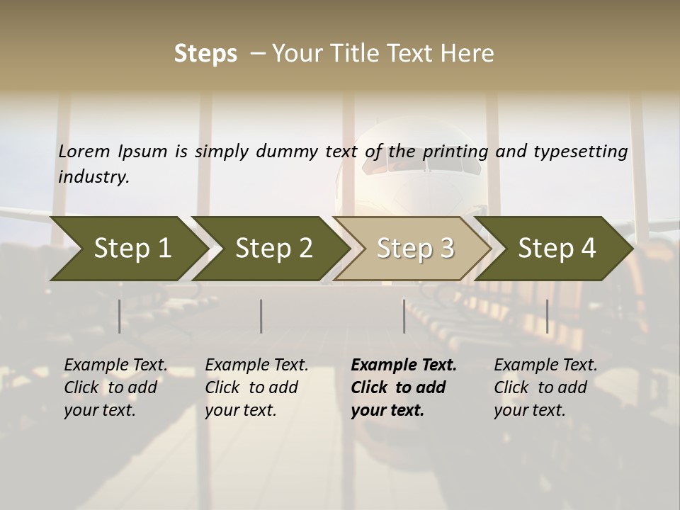 Bag Holiday Window PowerPoint Template