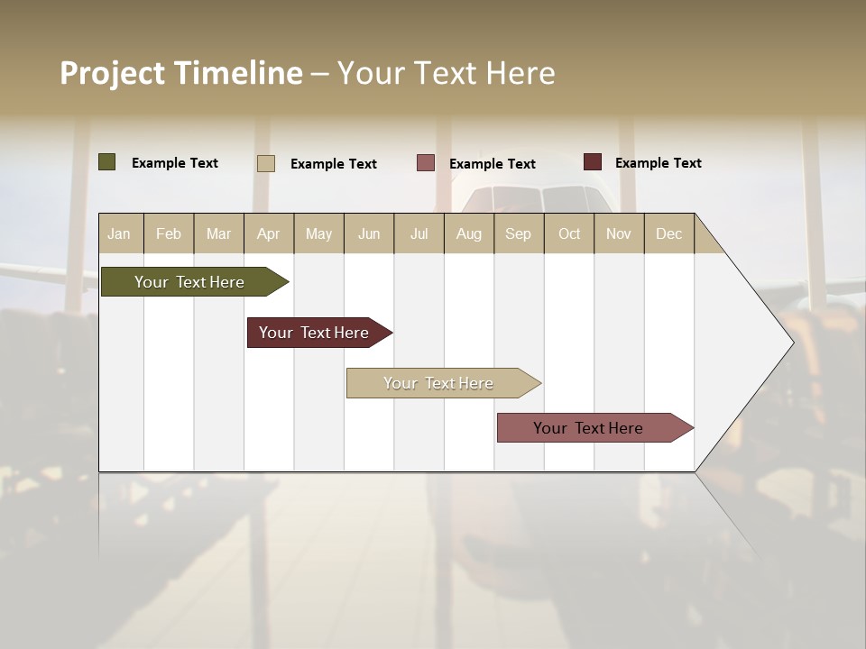 Bag Holiday Window PowerPoint Template