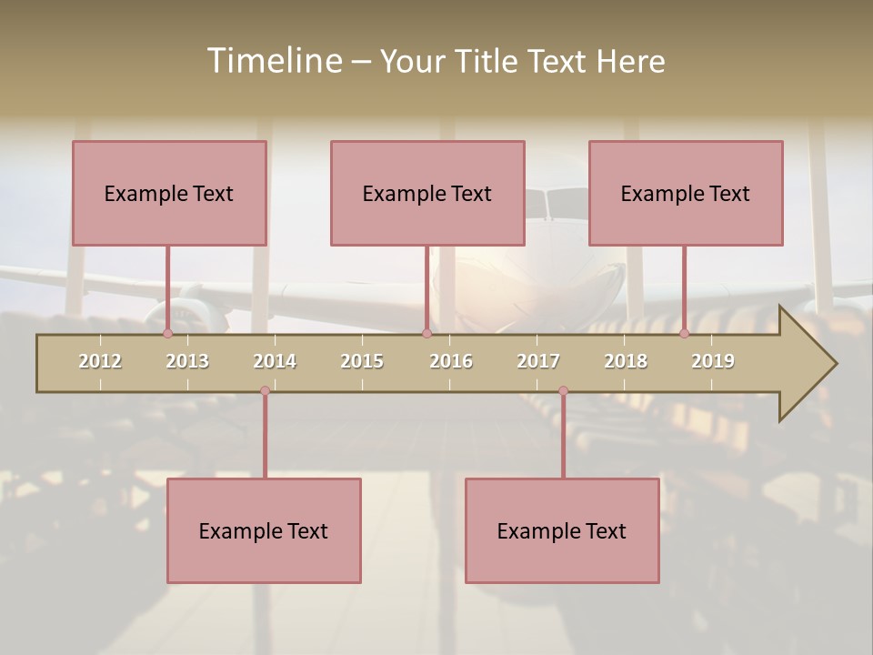 Bag Holiday Window PowerPoint Template