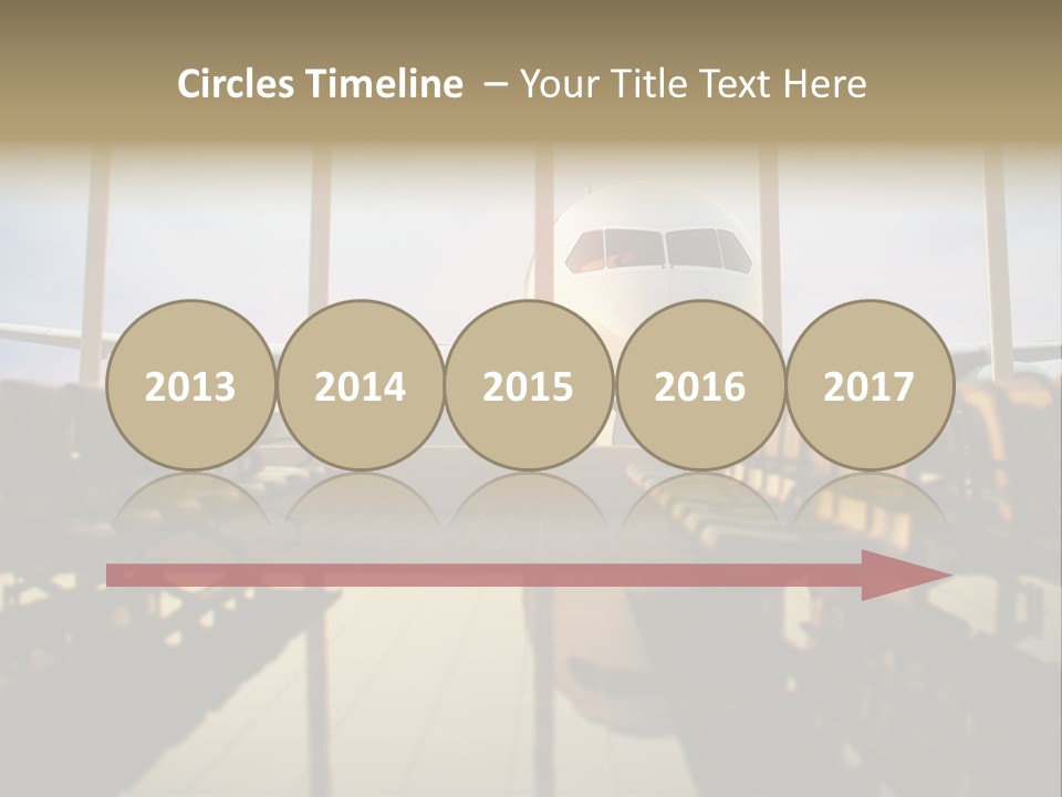 Bag Holiday Window PowerPoint Template