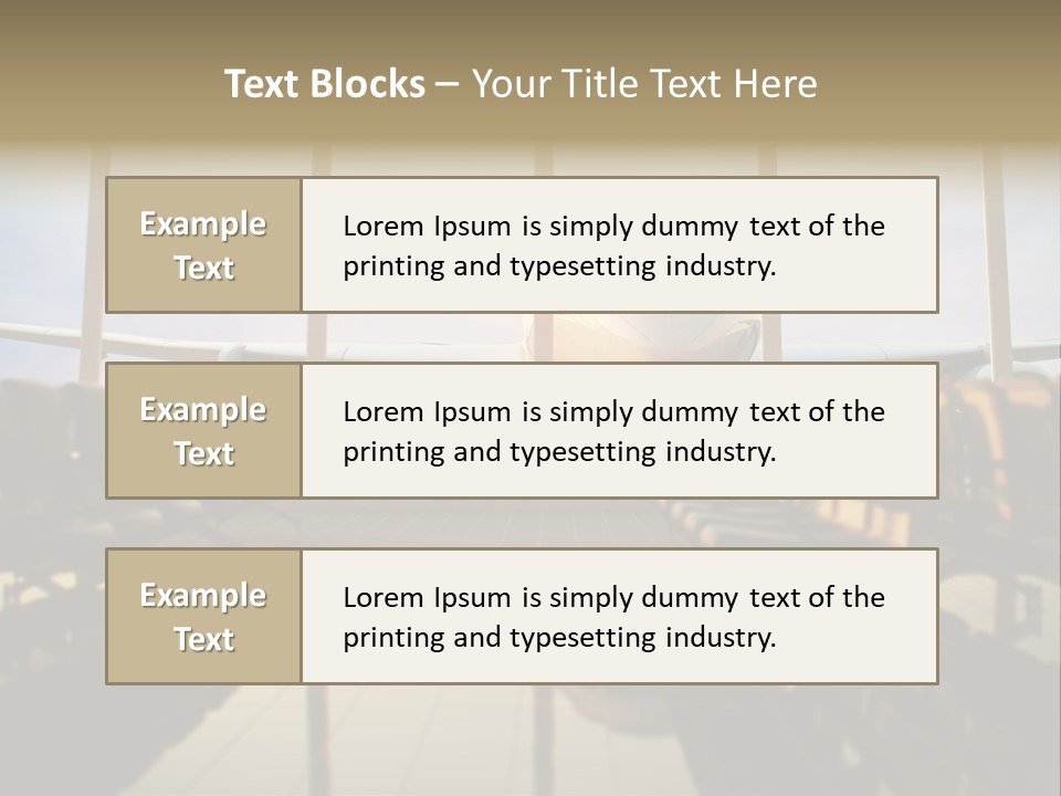 Bag Holiday Window PowerPoint Template