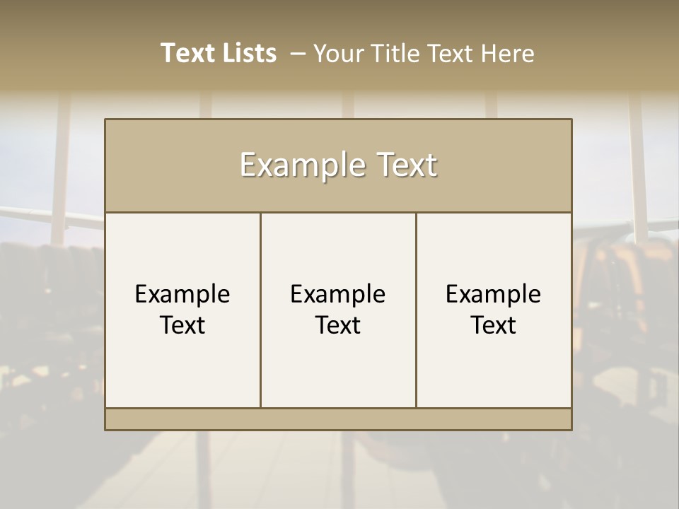 Bag Holiday Window PowerPoint Template