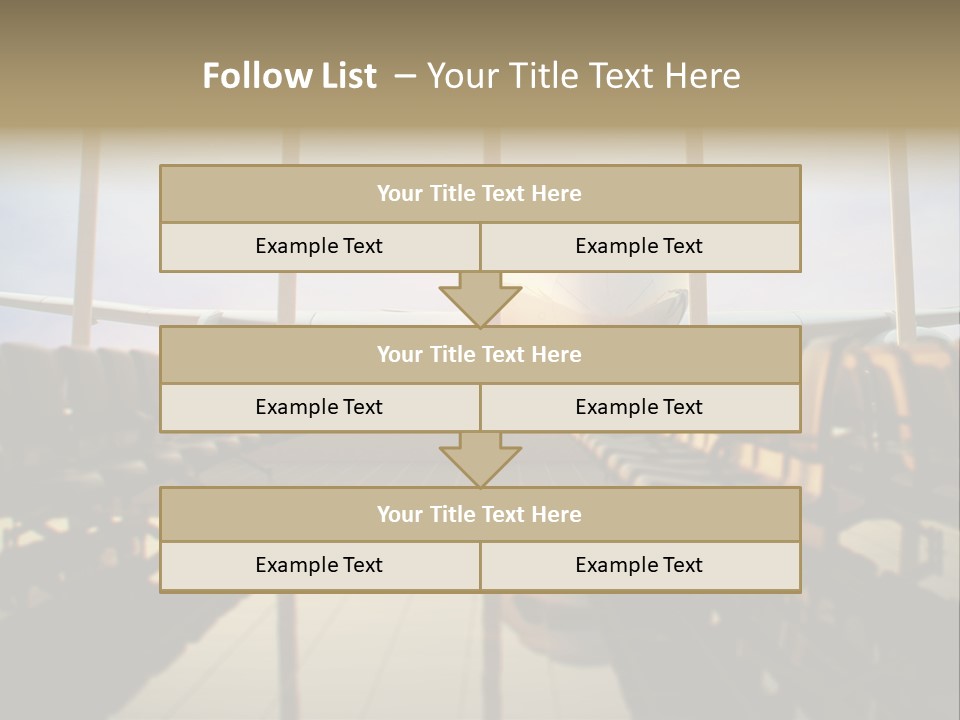Bag Holiday Window PowerPoint Template
