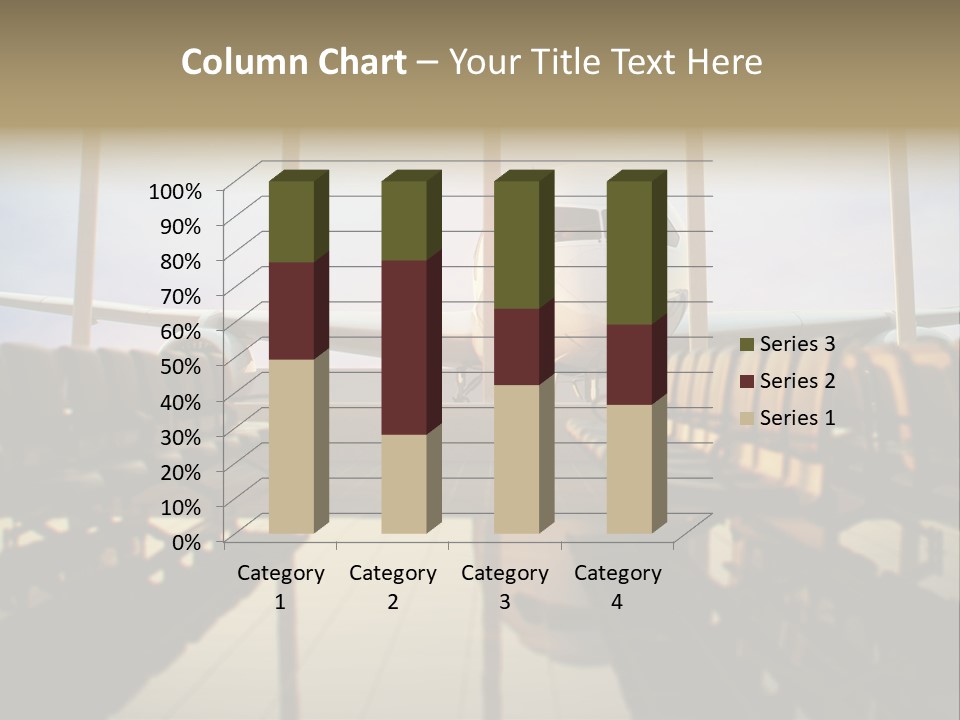 Bag Holiday Window PowerPoint Template