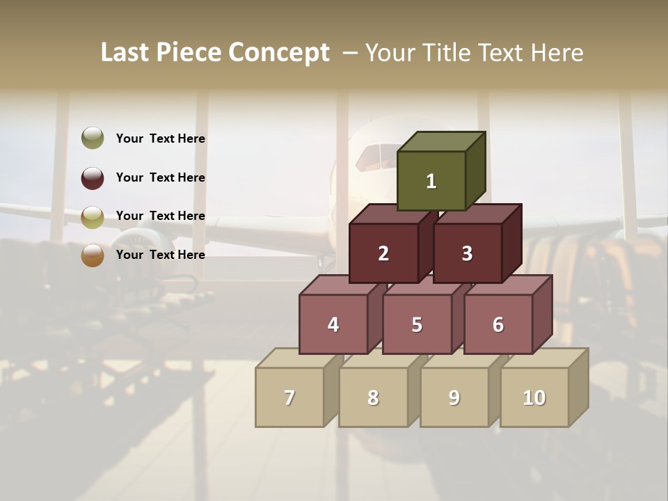 Bag Holiday Window PowerPoint Template