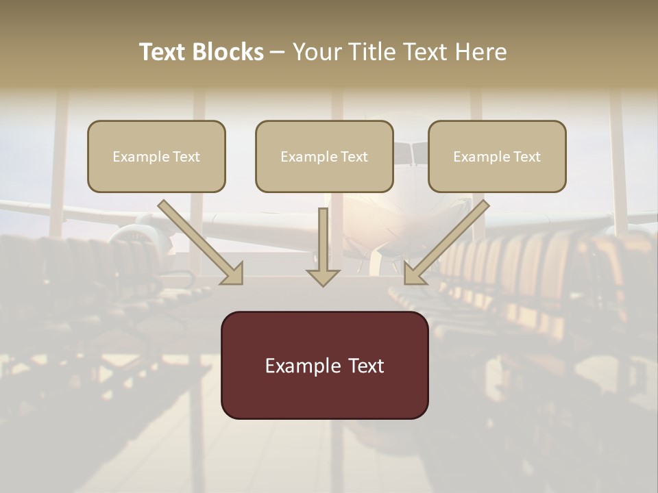 Bag Holiday Window PowerPoint Template
