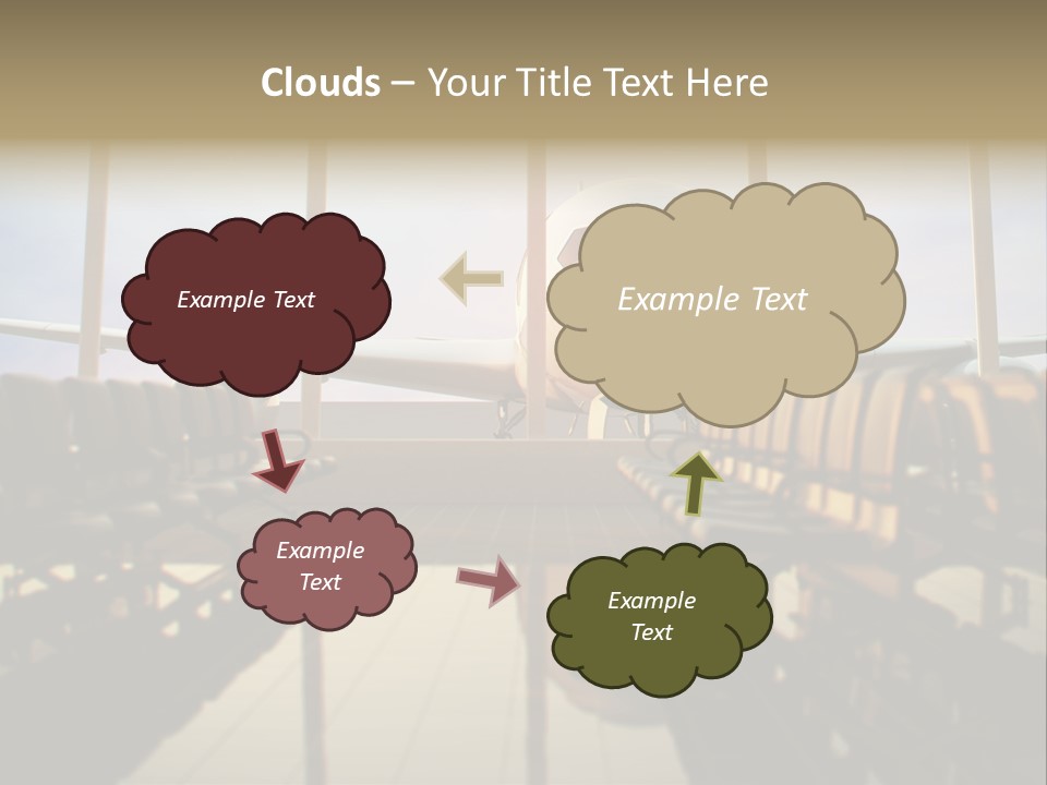 Bag Holiday Window PowerPoint Template