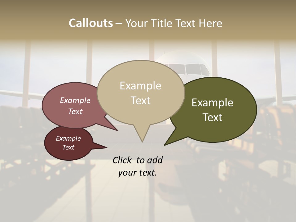 Bag Holiday Window PowerPoint Template