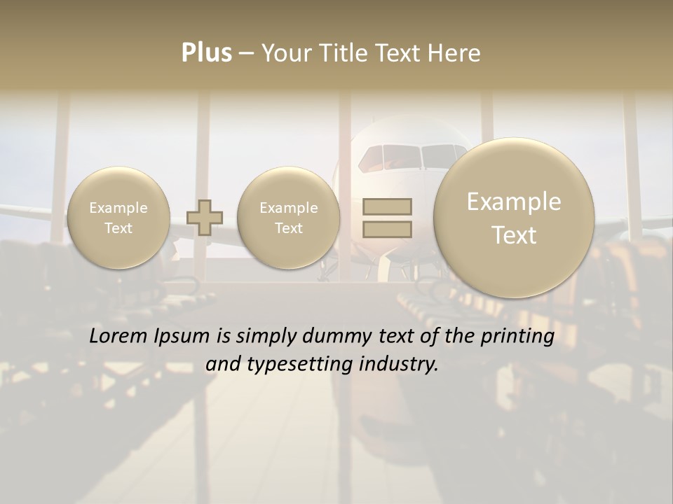 Bag Holiday Window PowerPoint Template