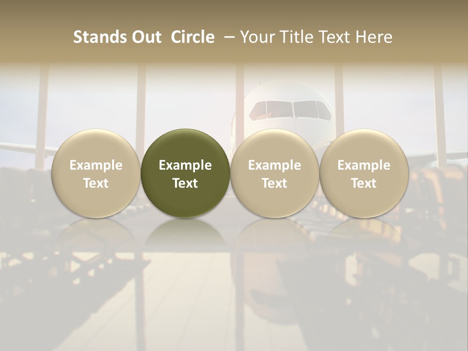 Bag Holiday Window PowerPoint Template