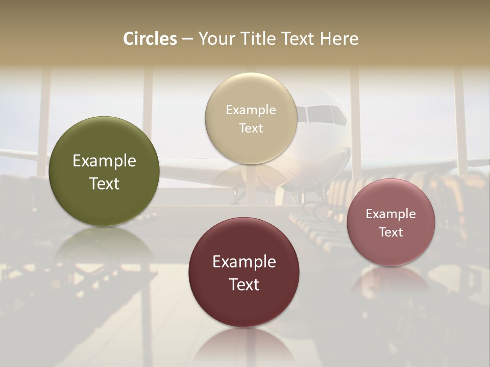 Bag Holiday Window PowerPoint Template