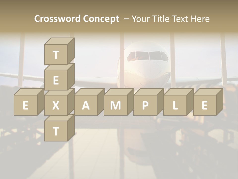 Bag Holiday Window PowerPoint Template