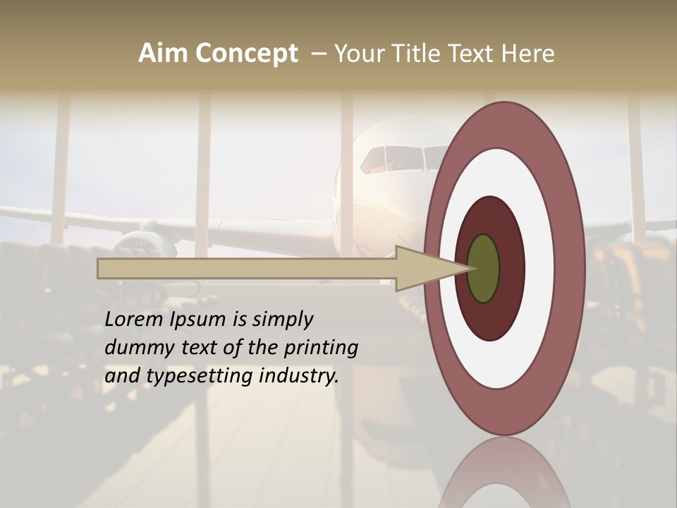 Bag Holiday Window PowerPoint Template