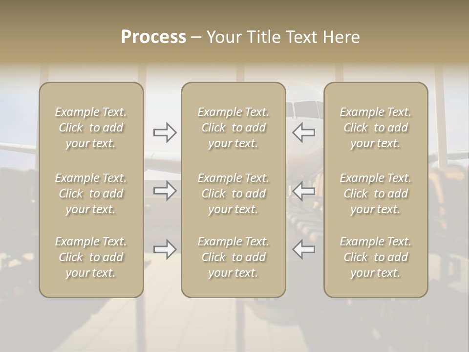 Bag Holiday Window PowerPoint Template