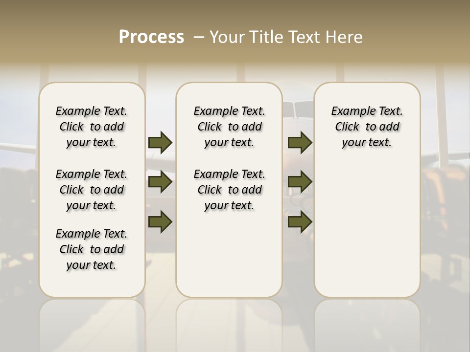 Bag Holiday Window PowerPoint Template