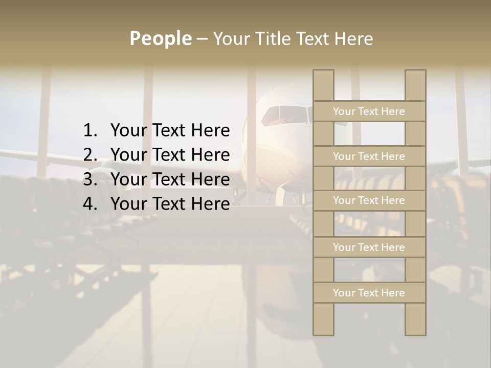 Bag Holiday Window PowerPoint Template