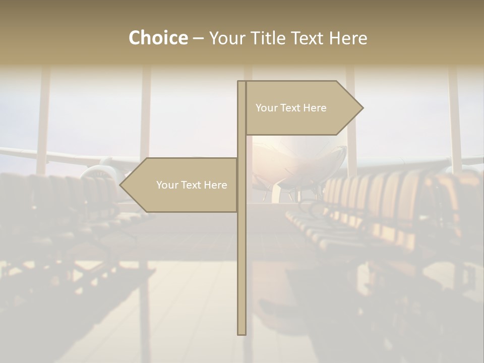 Bag Holiday Window PowerPoint Template