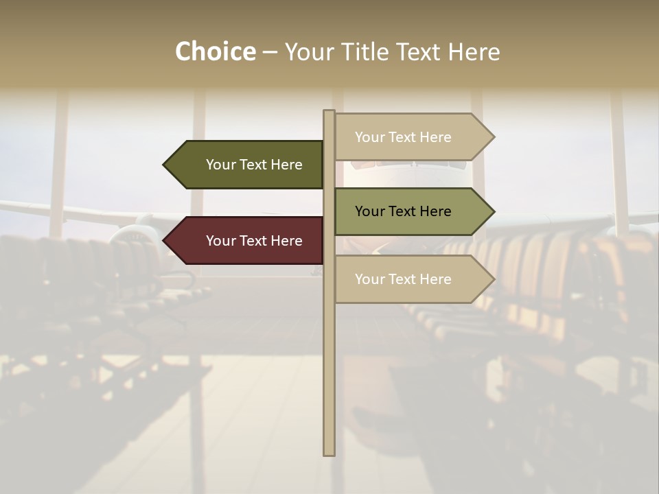 Bag Holiday Window PowerPoint Template