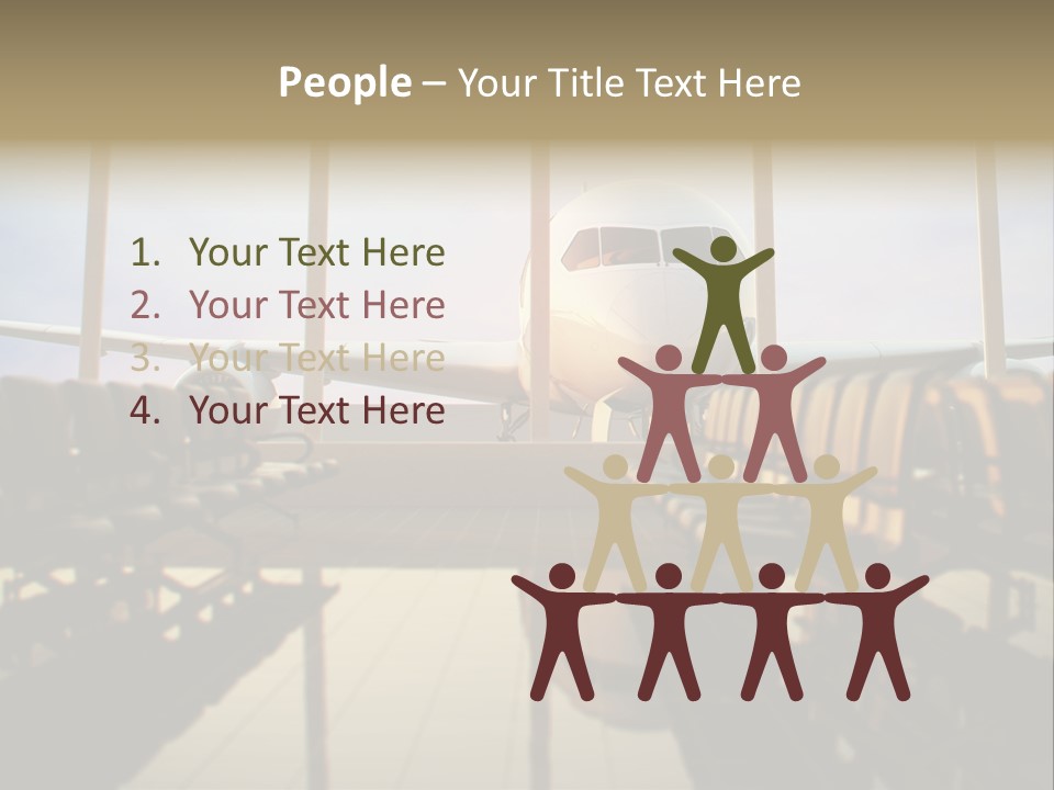 Bag Holiday Window PowerPoint Template