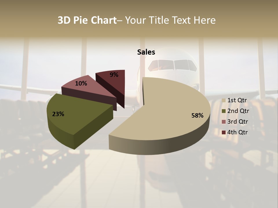 Bag Holiday Window PowerPoint Template