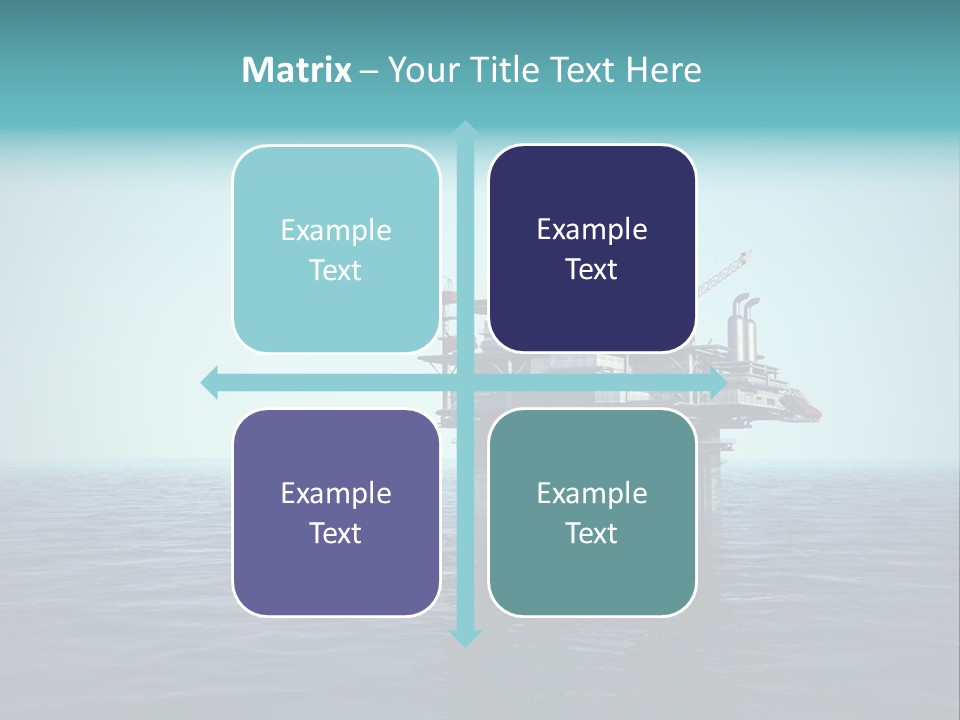 Well Oil Industry Oil PowerPoint Template