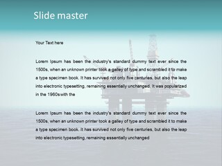 Well Oil Industry Oil PowerPoint Template