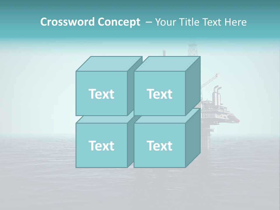 Well Oil Industry Oil PowerPoint Template