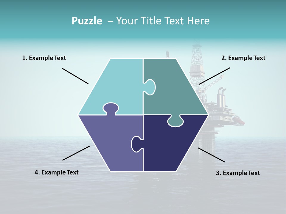 Well Oil Industry Oil PowerPoint Template