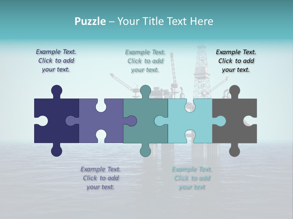 Well Oil Industry Oil PowerPoint Template