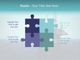 Well Oil Industry Oil PowerPoint Template