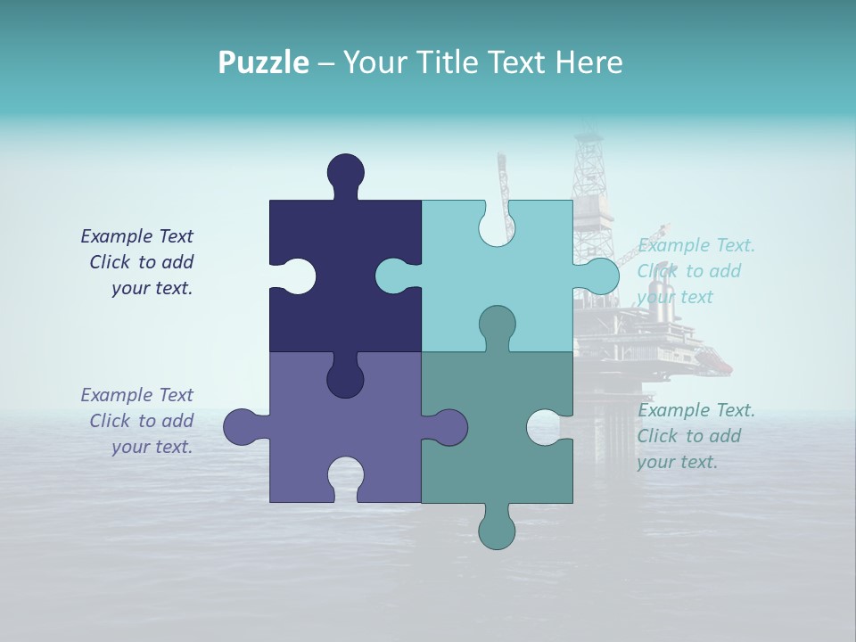 Well Oil Industry Oil PowerPoint Template