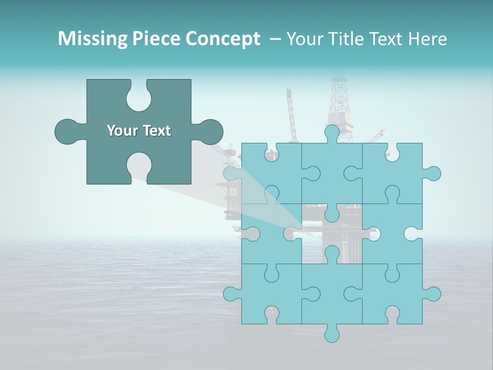 Well Oil Industry Oil PowerPoint Template