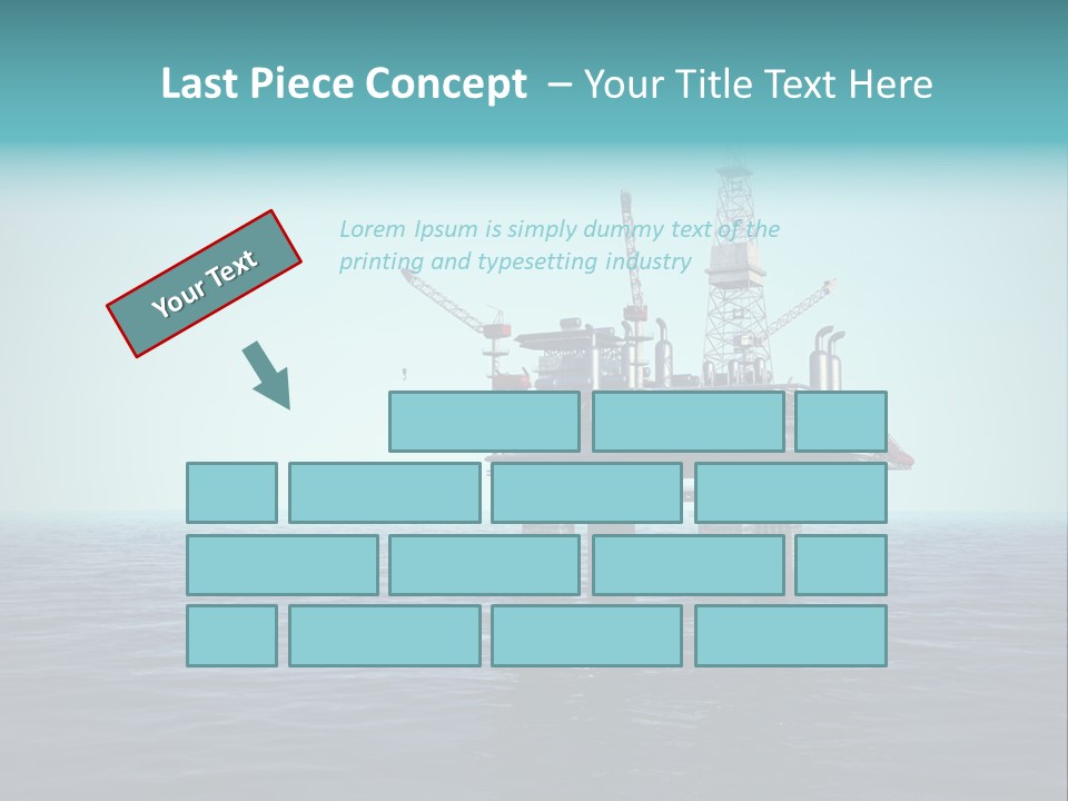 Well Oil Industry Oil PowerPoint Template