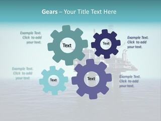 Well Oil Industry Oil PowerPoint Template