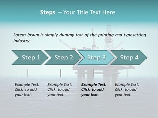 Well Oil Industry Oil PowerPoint Template