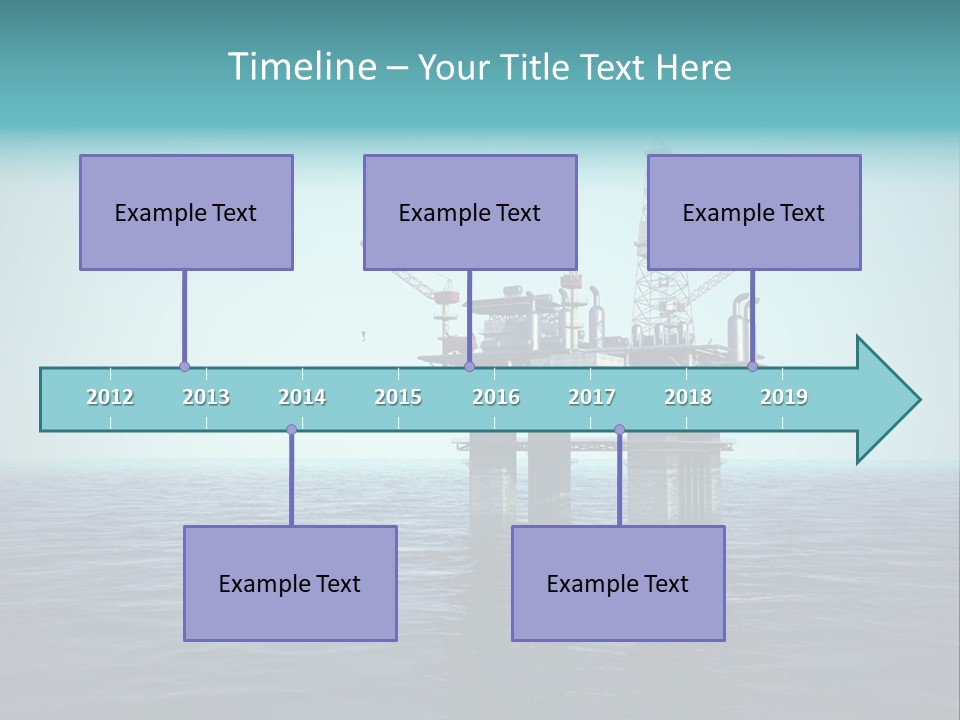 Well Oil Industry Oil PowerPoint Template