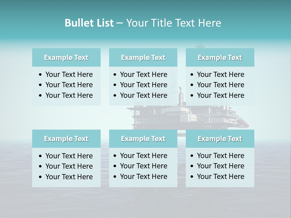 Well Oil Industry Oil PowerPoint Template