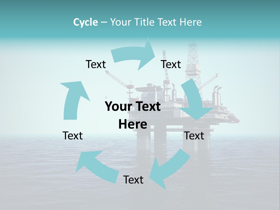 Well Oil Industry Oil PowerPoint Template