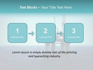 Well Oil Industry Oil PowerPoint Template
