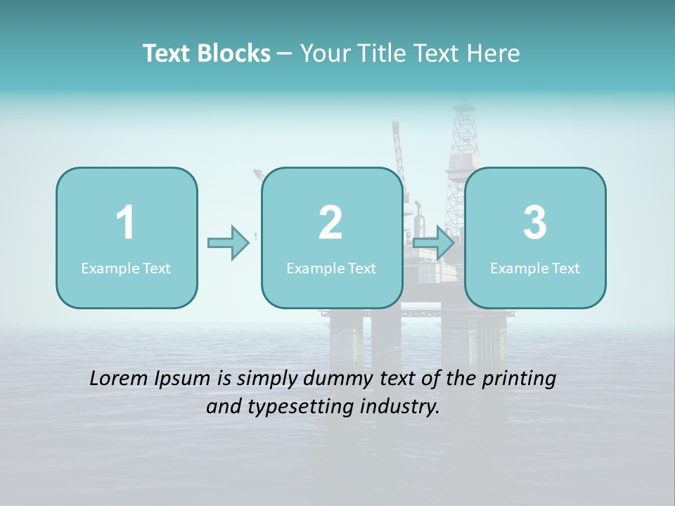 Well Oil Industry Oil PowerPoint Template