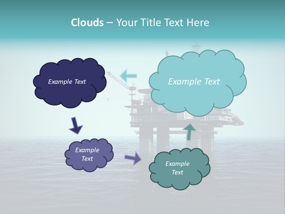 Well Oil Industry Oil PowerPoint Template