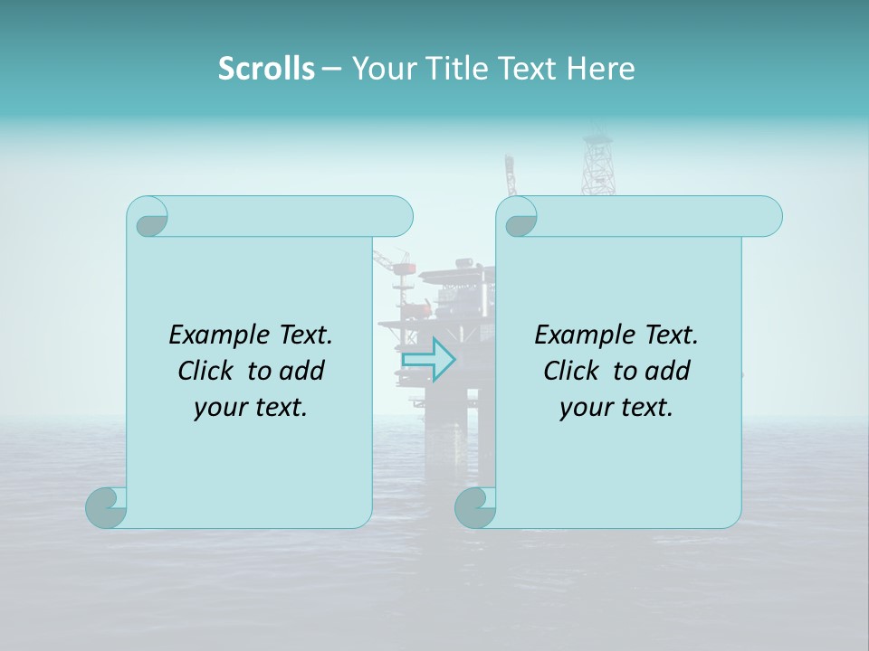 Well Oil Industry Oil PowerPoint Template