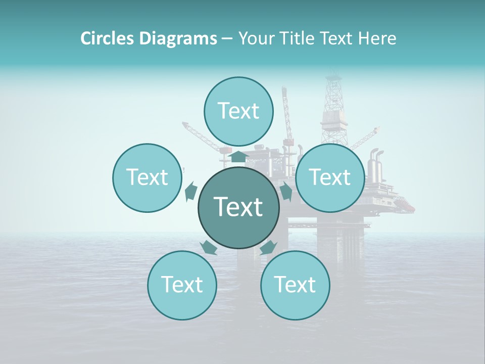 Well Oil Industry Oil PowerPoint Template