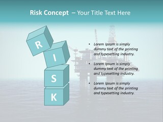 Well Oil Industry Oil PowerPoint Template
