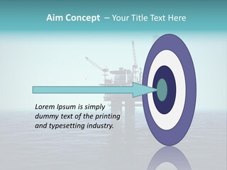 Well Oil Industry Oil PowerPoint Template